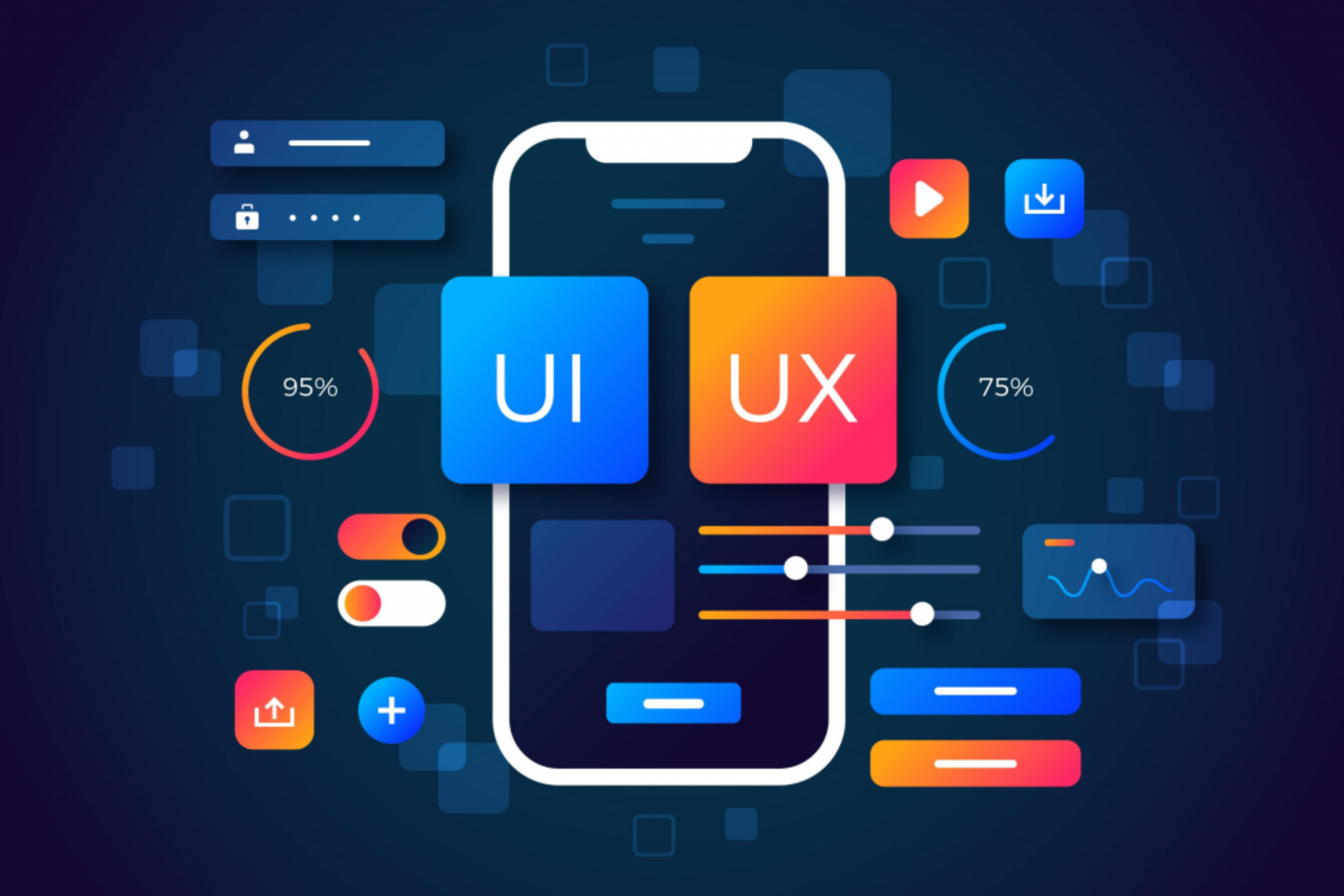 UI/UX Design Mastering: From Research to Interactive Prototype